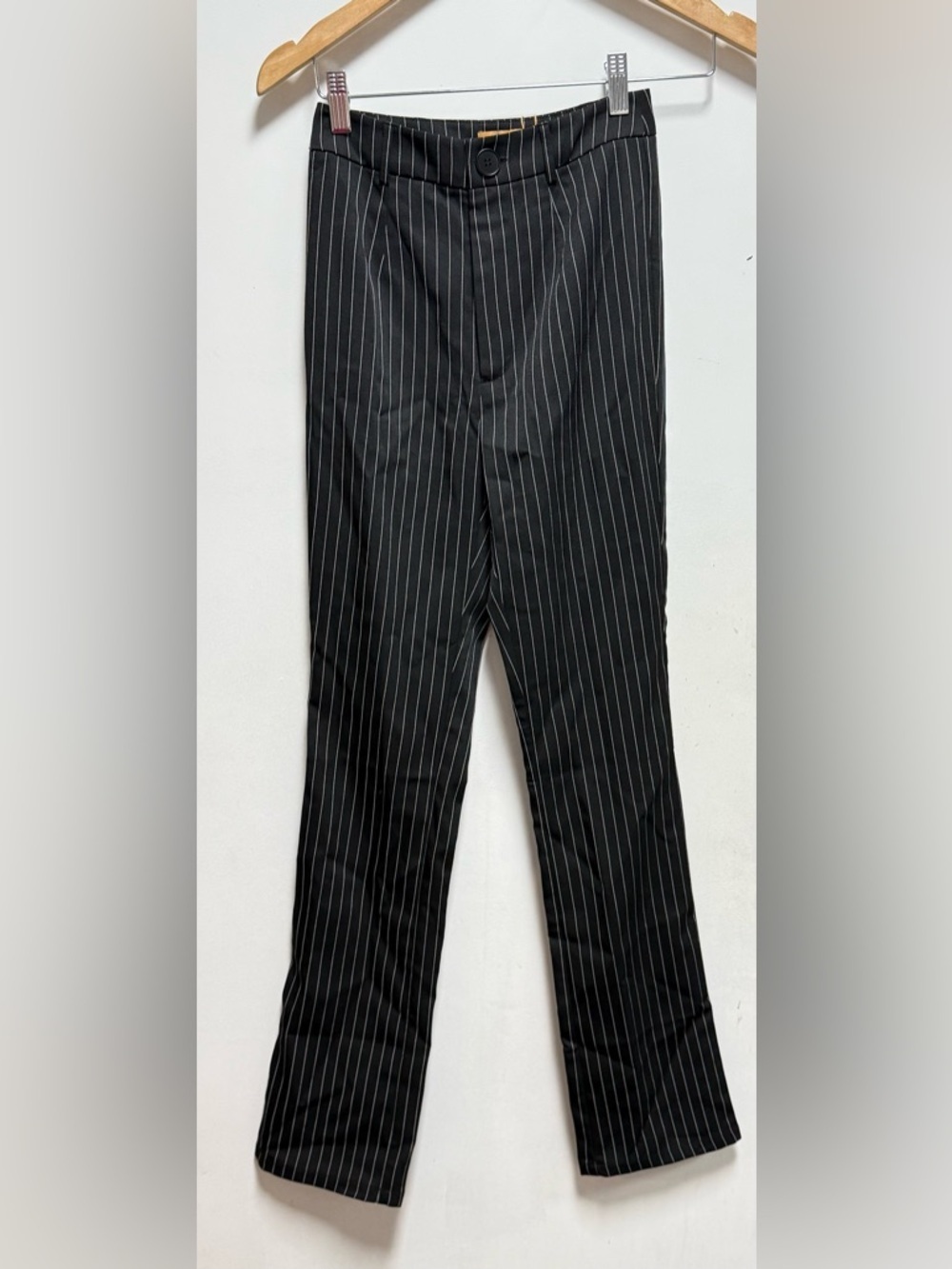 Women’s Black Pinstripe Trousers